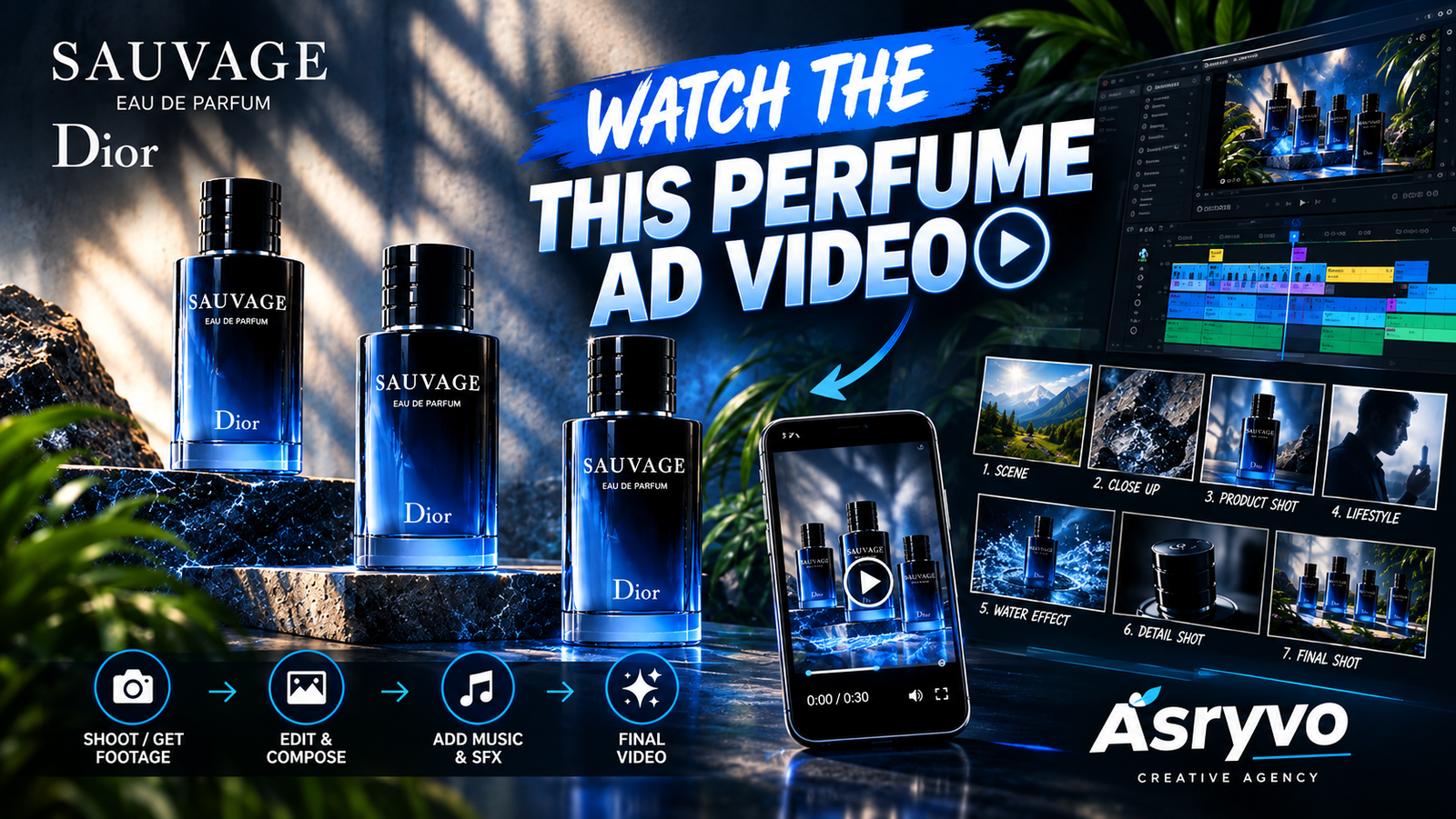 Luxury Fragrance 3D Product Commercial